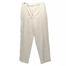 Joseph Brand New 325 Cream Linen & Cotton Trina Pants XS