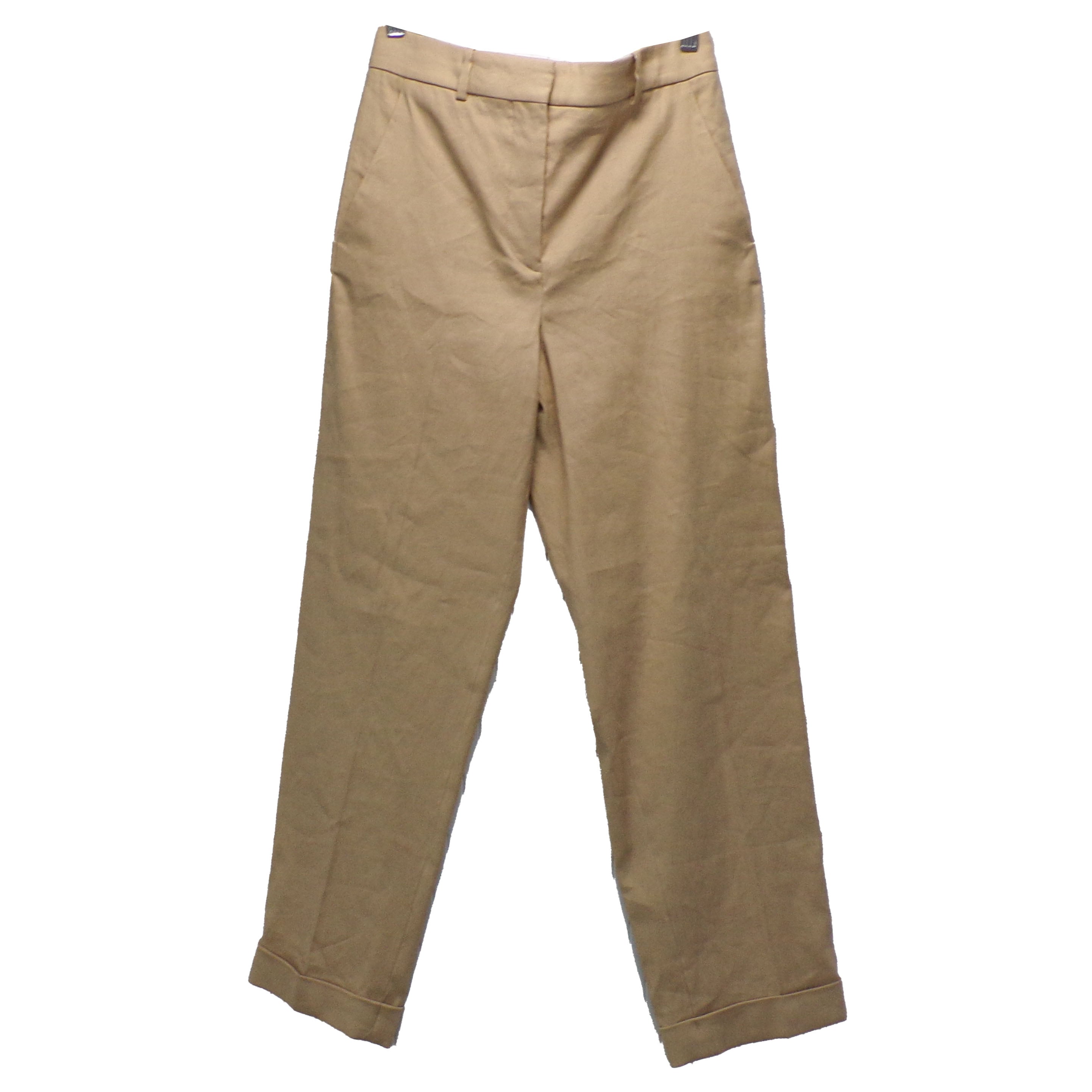 Joseph Brand New 325 Toffee Linen & Cotton Trina Pants XS