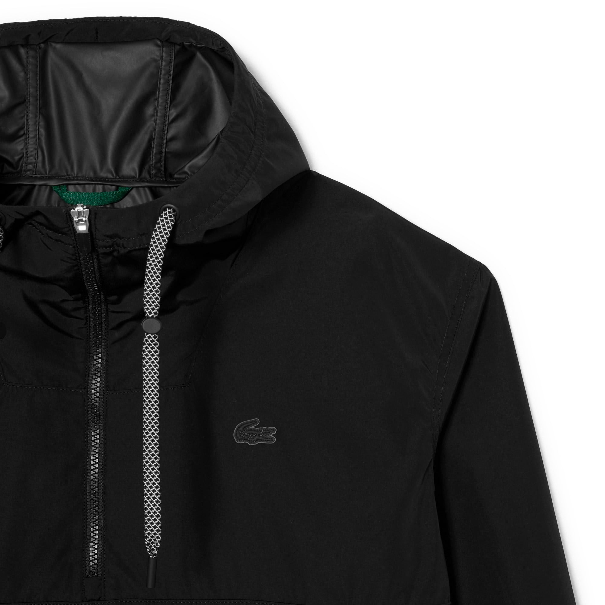 Lacoste BH5386 Water Repellant Smock Jacket - Black