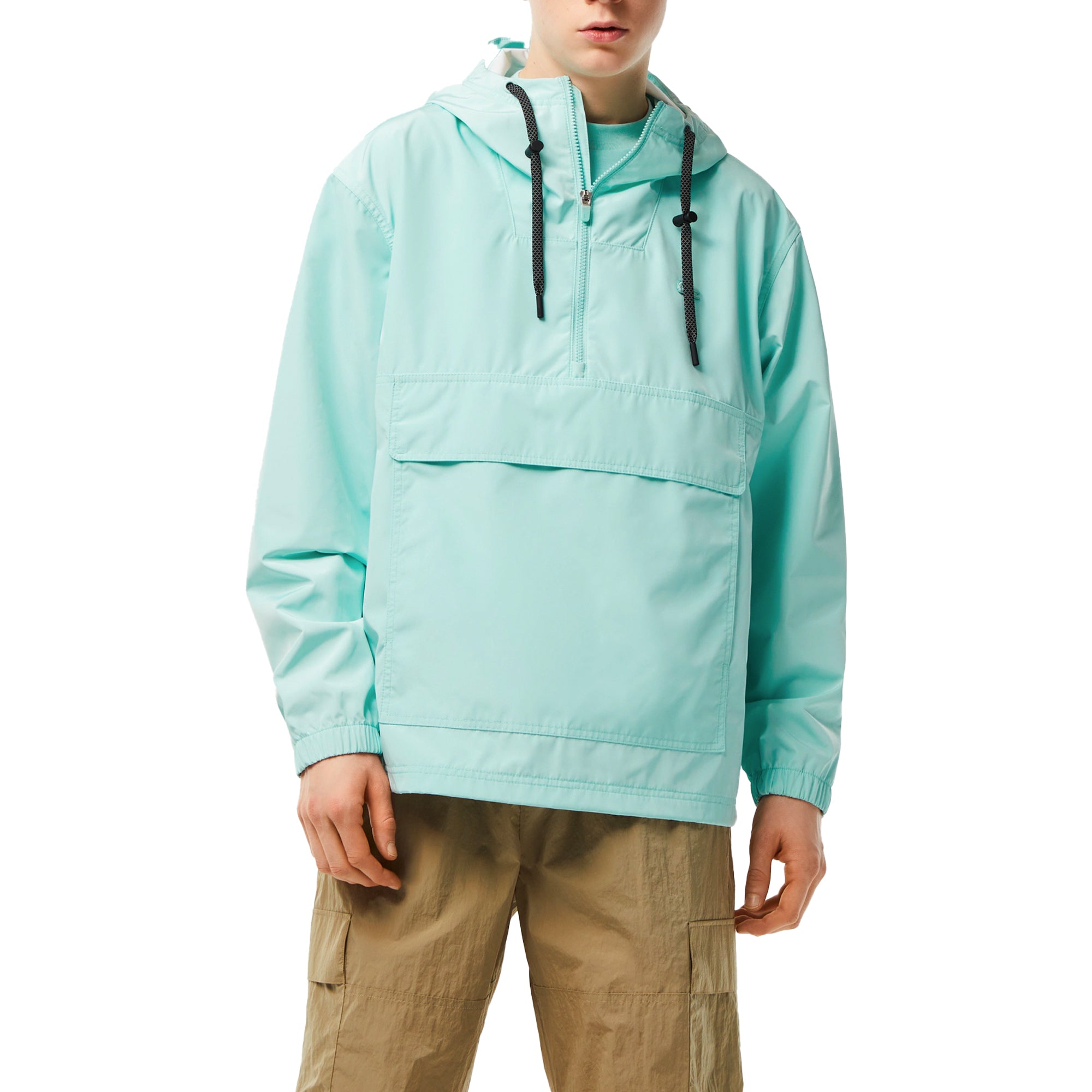 Lacoste BH5386 Water Repellant Smock Jacket - Pastille Mint