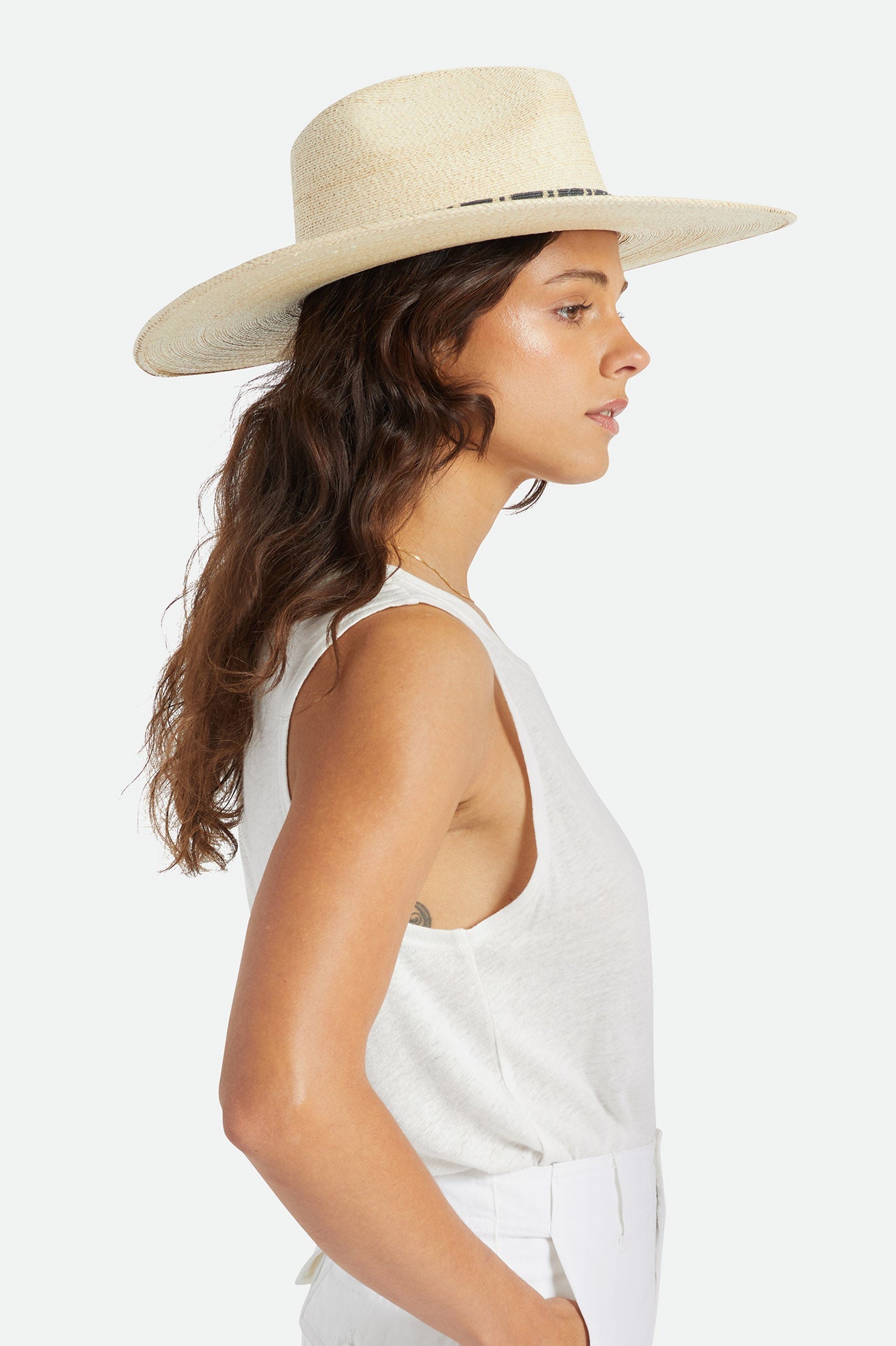 Leigh Straw Fedora - Natural