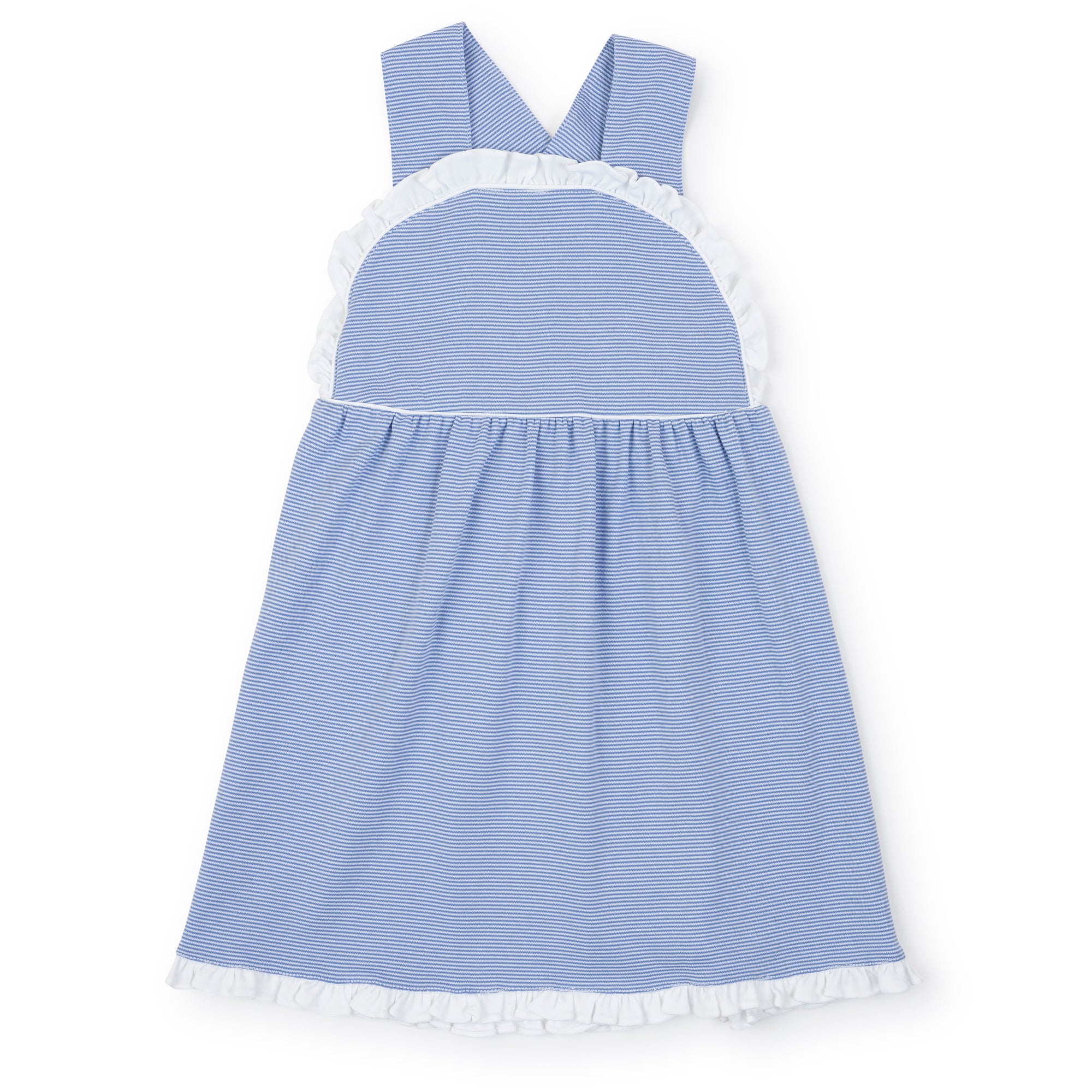 Lila and Hayes - Eden Dress - Blue and White Stripes