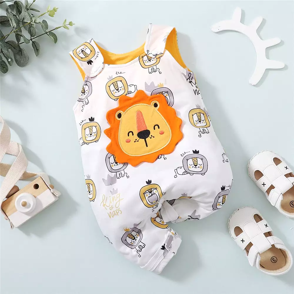 Lion Rompers  Overalls