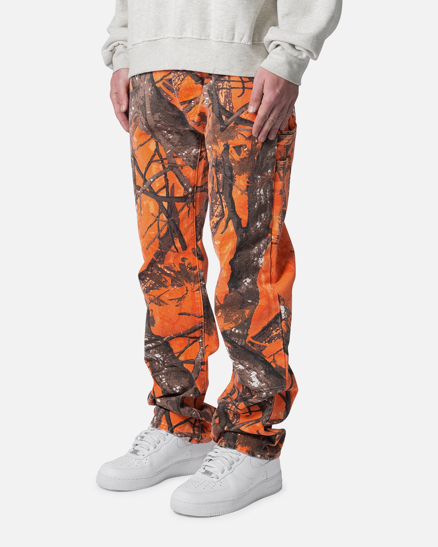 MNML V603 Camo Carpenter Pants Orange