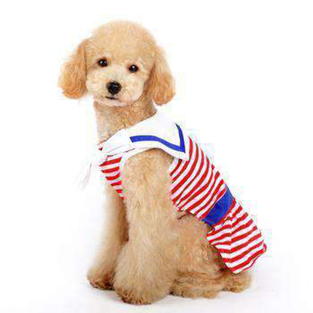 Nautical Stripe Dog Dress