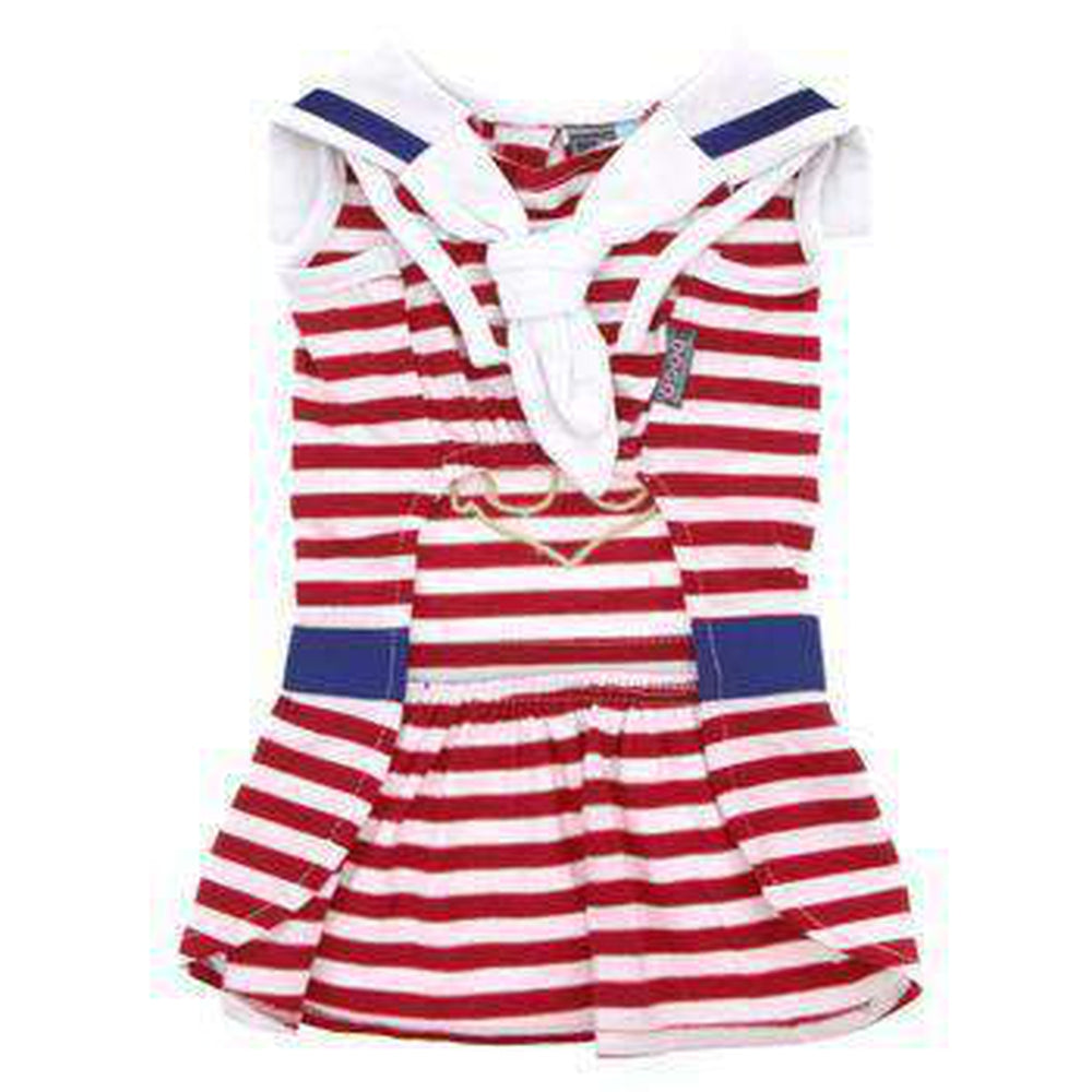 Nautical Stripe Dog Dress