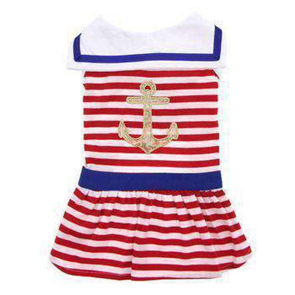 Nautical Stripe Dog Dress