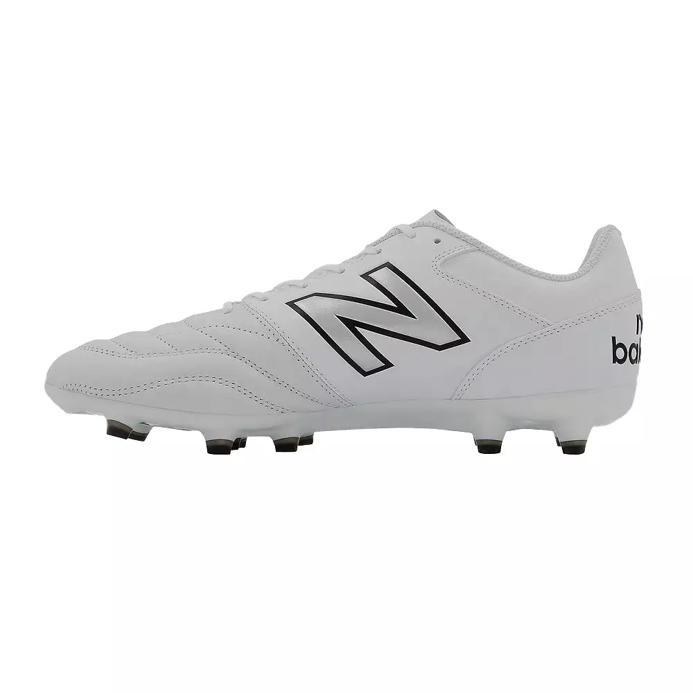 New Balance 442 V2 Team FG Football Boots (White/Black)