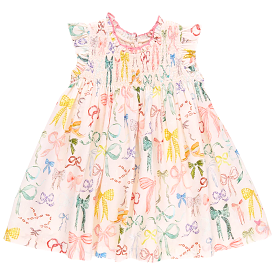 Pink Chicken - Stevie Dress - Watercolor Bows