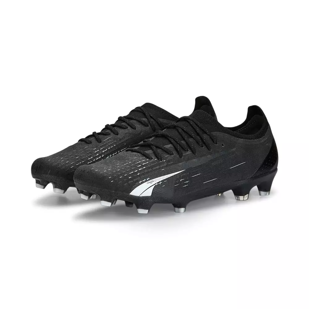 Puma Ultra Match FG/AG Football Boots (Black/White)