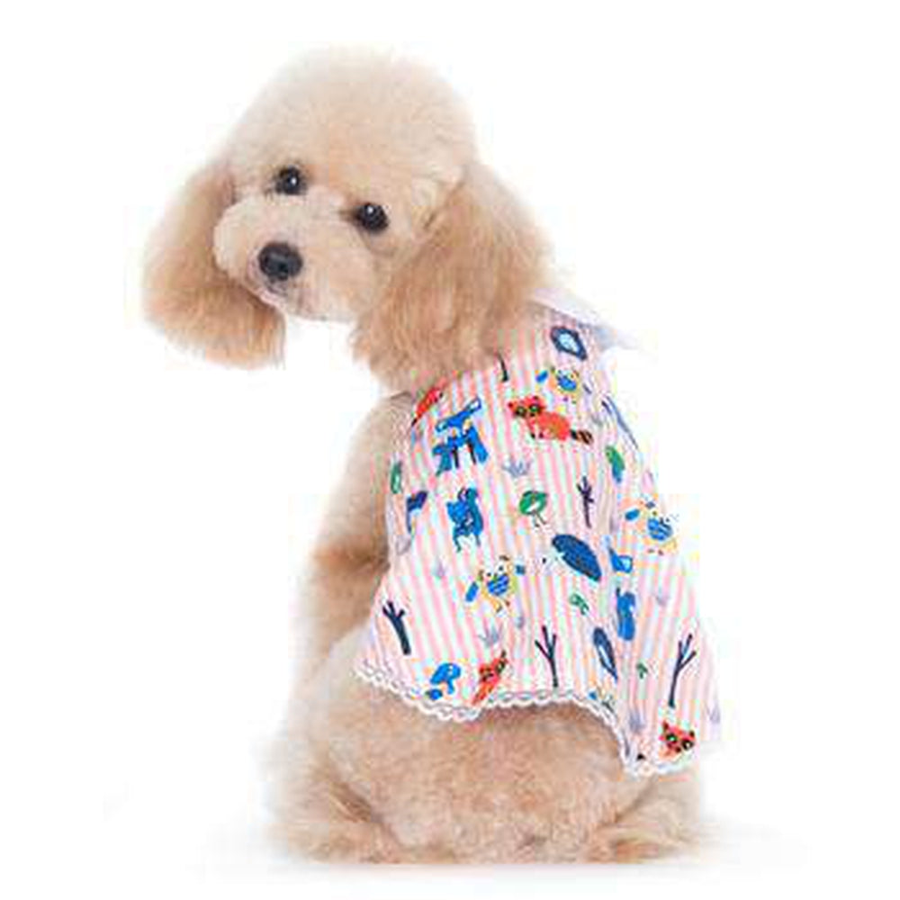 PuppyPAWer Animal Fun Dog Dress by Dogo - Pink