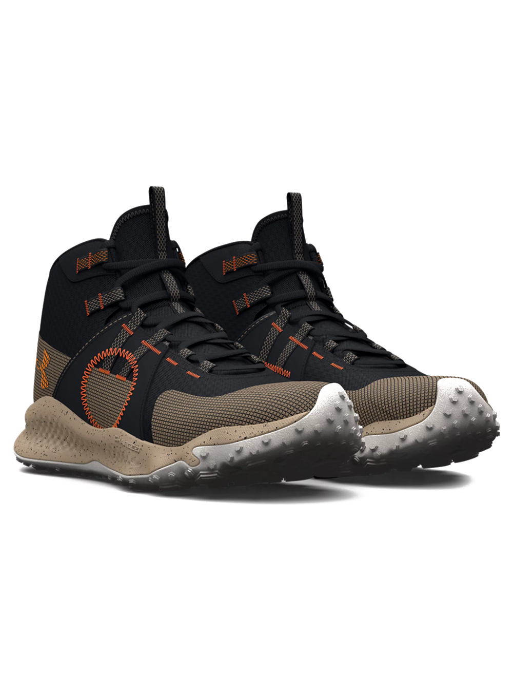 SALE - Under Armour Charged Maven Trek Trail Shoes - Black/Sahara