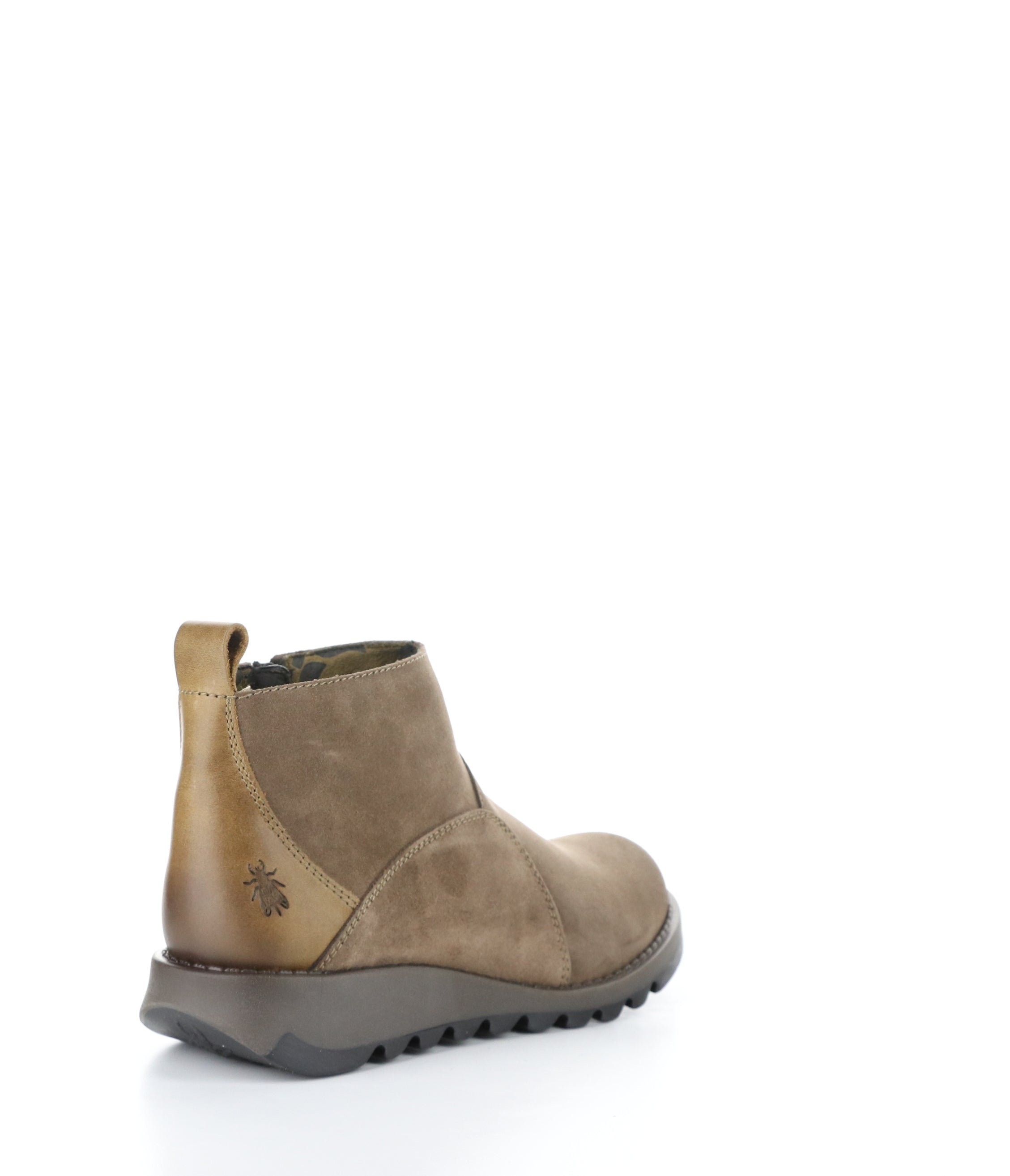 SELY918FLY 002 TAUPE/CAMEL Round Toe Boots