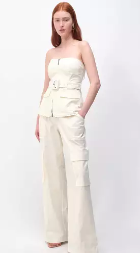 Simkhai - Elettra Bustier - Natural White