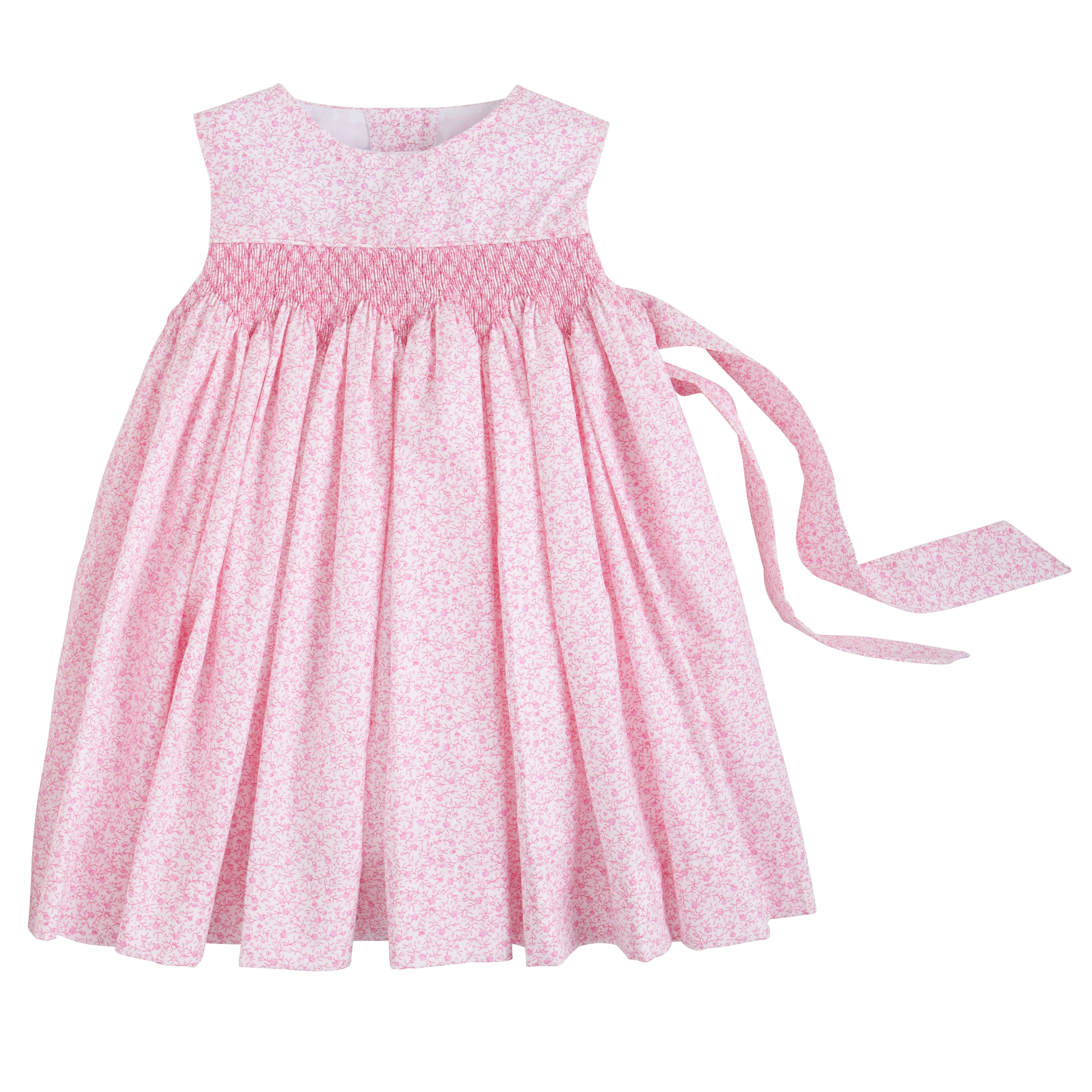 Simply Smocked Dress - Pink Vinings