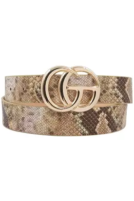 Snakeskin Belt