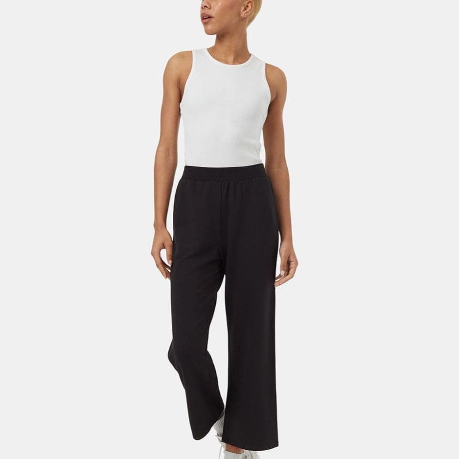 SoftTerry Cropped Wide Leg Pants