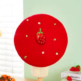 Strawberry  beret by0119