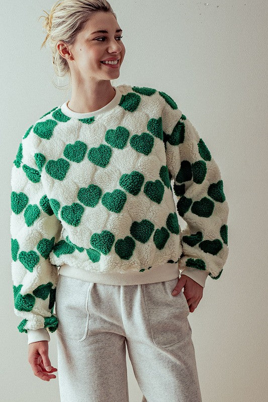 Sweater Warm Hearts Verde