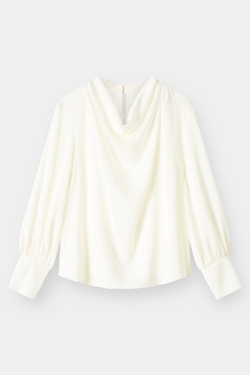 THE SILK BLOUSE - WHITE