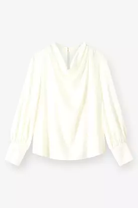 THE SILK BLOUSE - WHITE