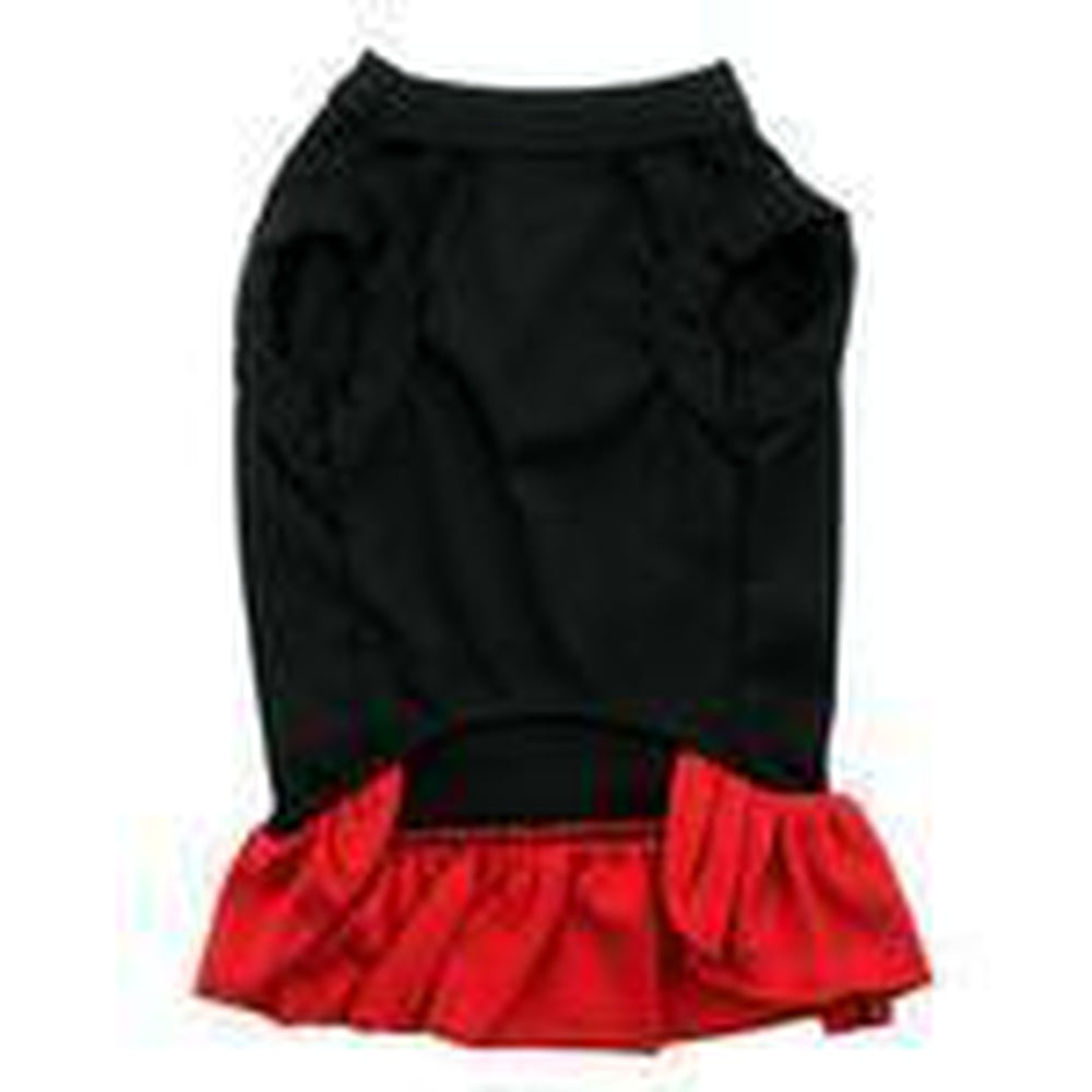 Tis The Season To Sparkle Christmas Rhinestone Dog Dress - Black and Red