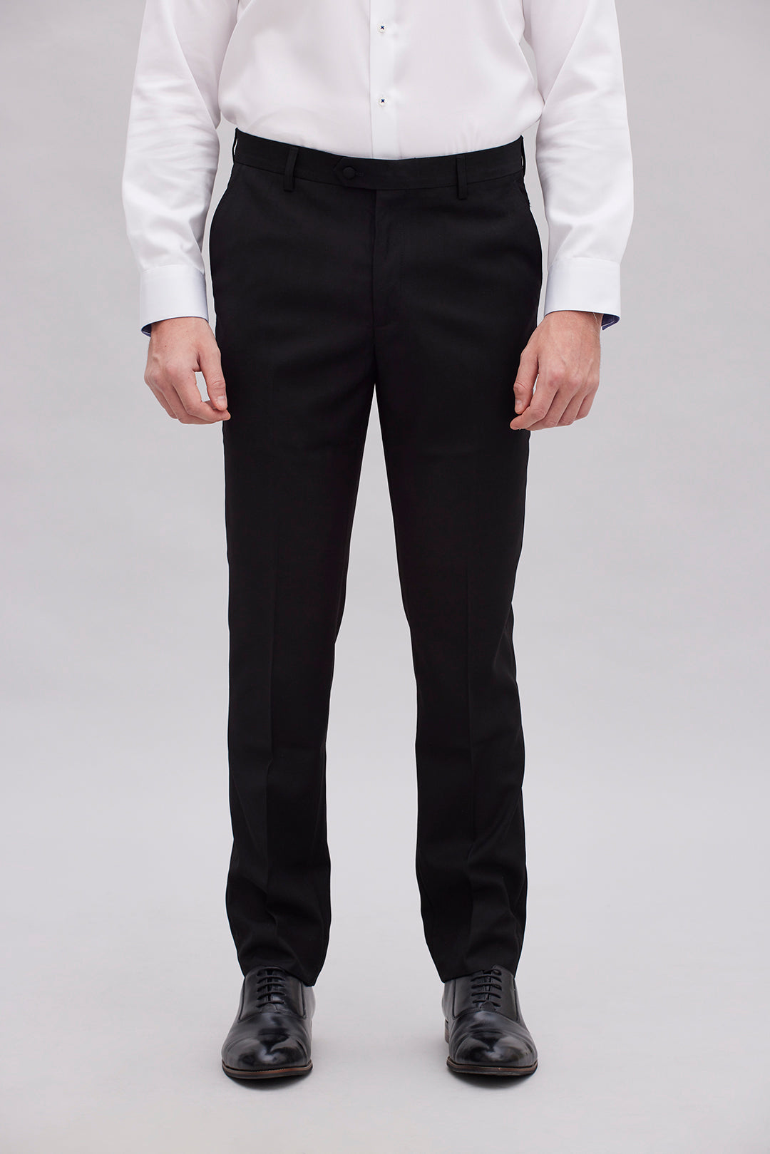 Toshi Black Textured Tux Pants