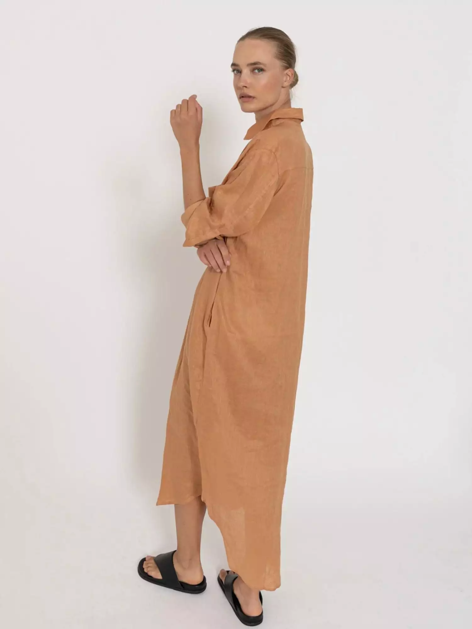 Vacanza Shirt Dress | Terracotta