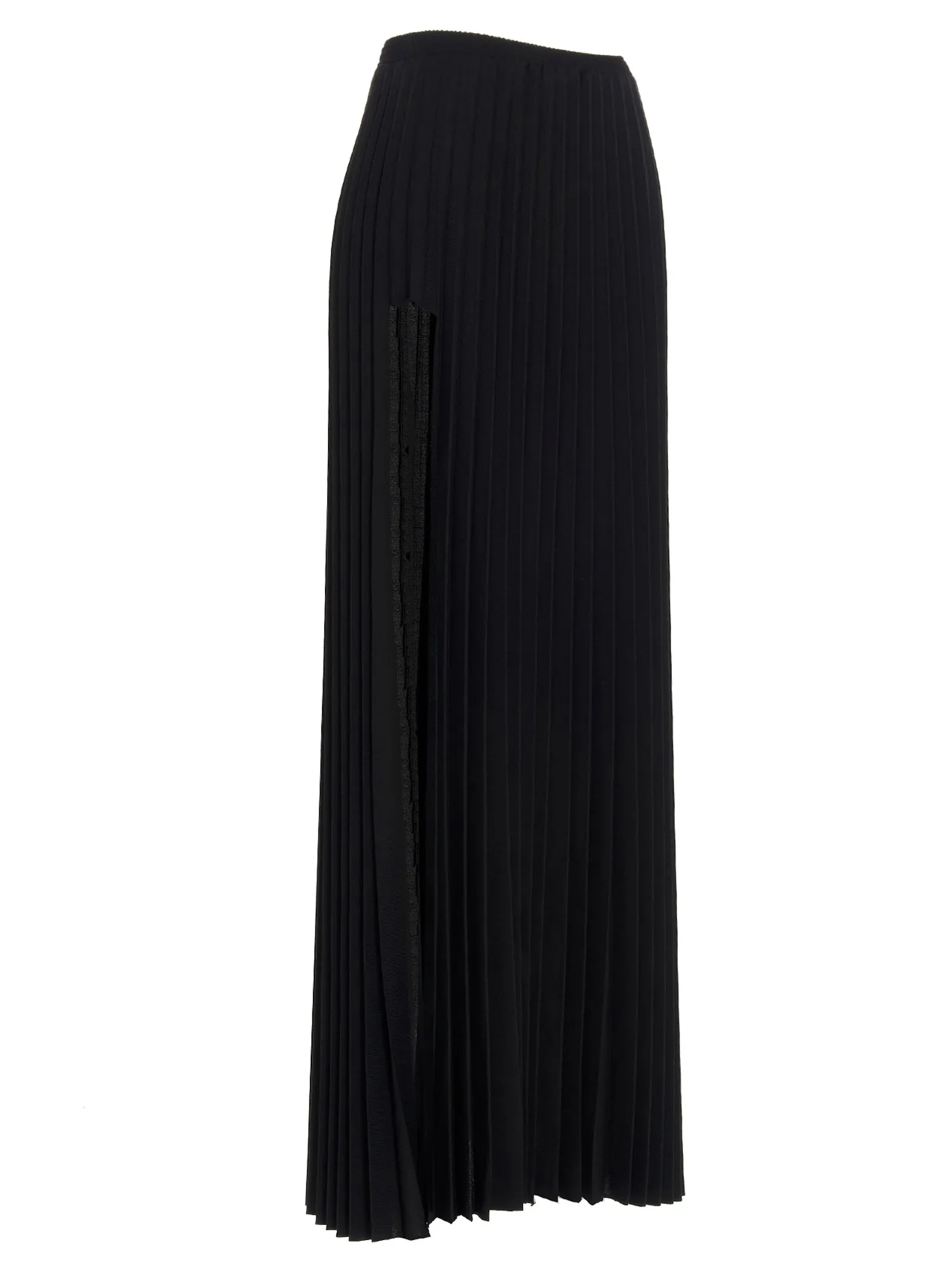 Vetements Pleated Elastic Waisted Maxi Skirt