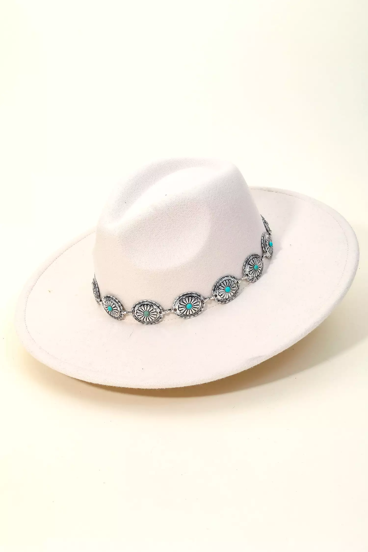 Western Chain Fedora Hat