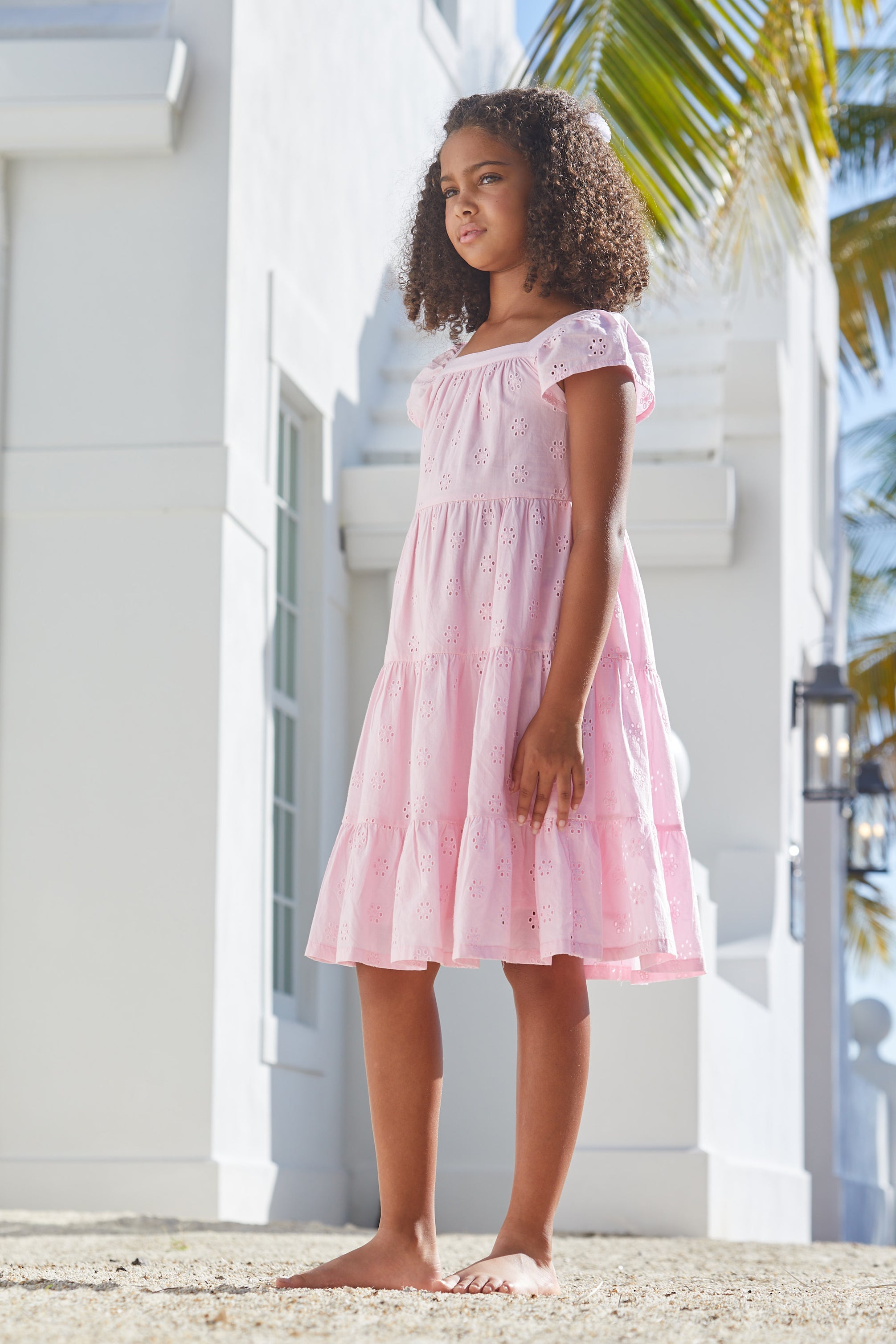 Wilder Dress - Light Pink Eyelet