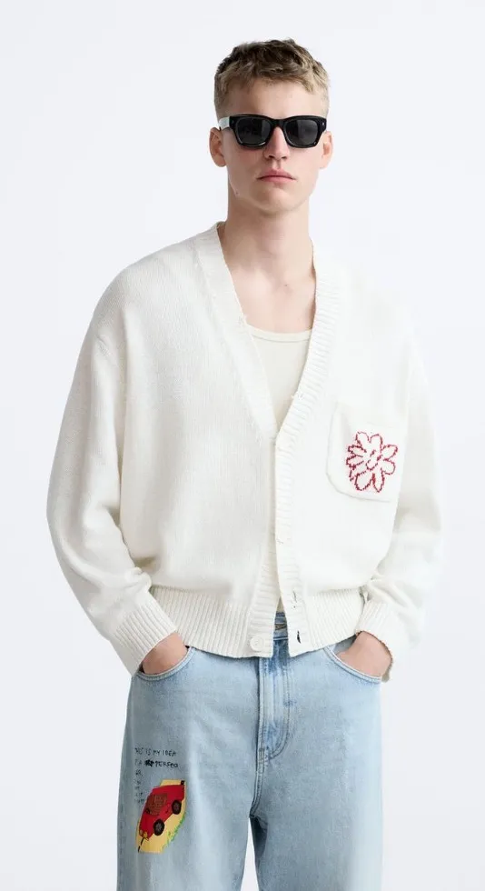 ZARA  |Cotton Cardigans